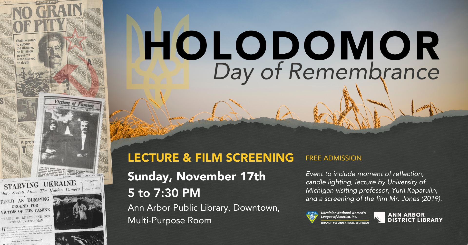 Holodomor - Day of Remembrance