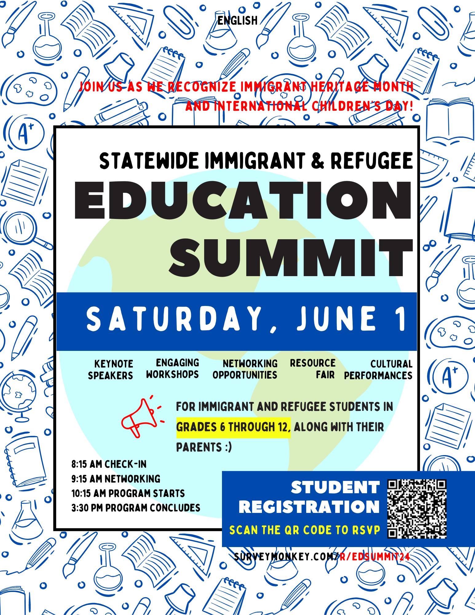 Statewide Immigrant & Refugee Education Summit