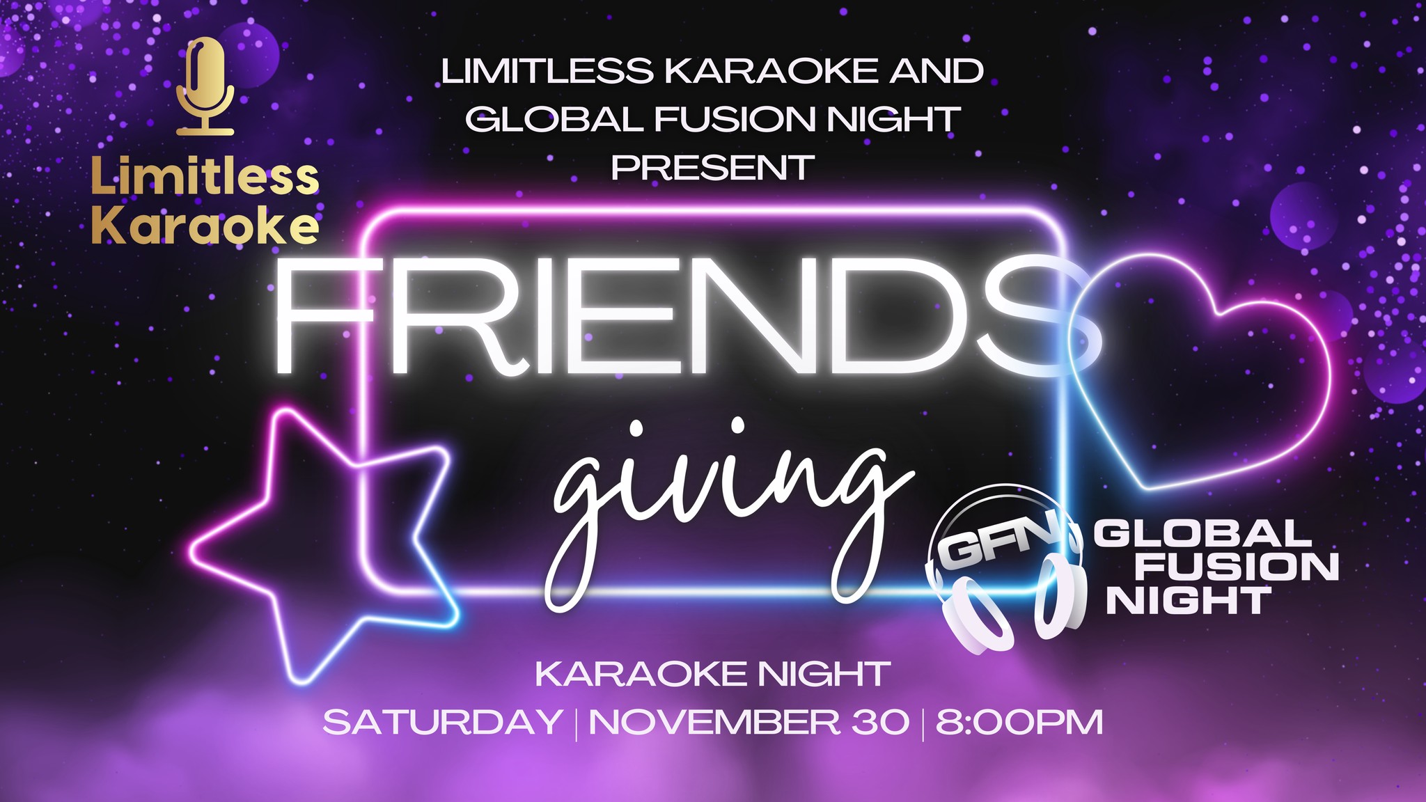 Friendsgiving Karaoke Night