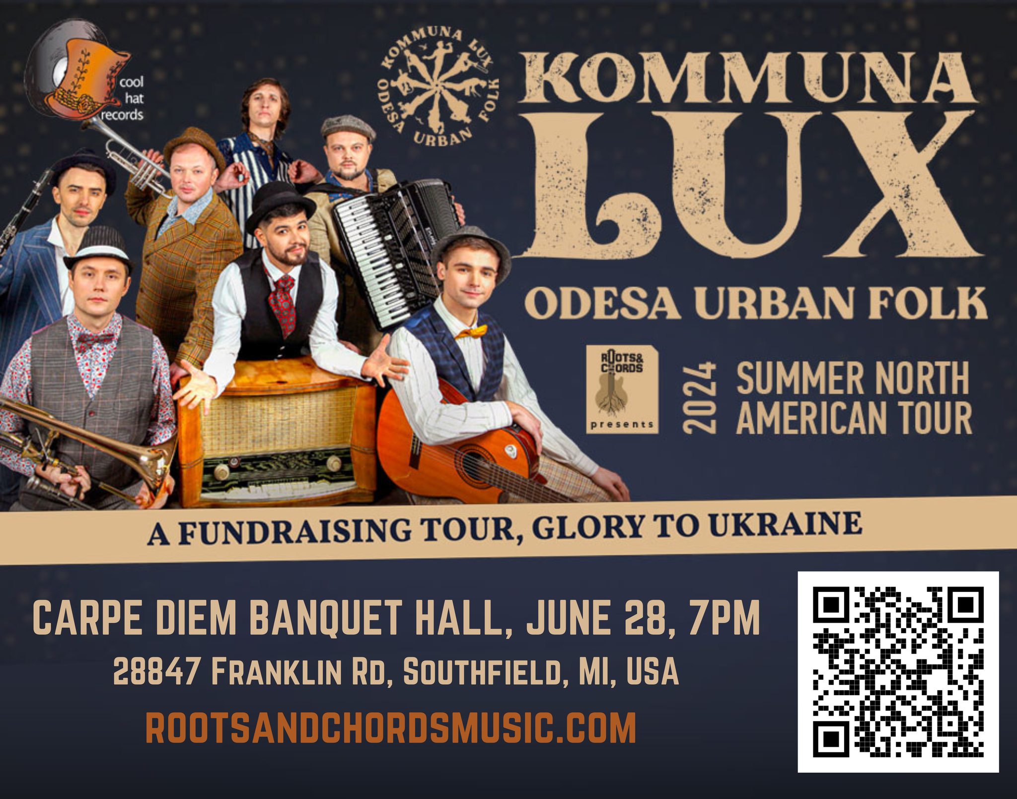 Kommuna Lux - Odesa Urban Folk - 2024 Summer North American Tour